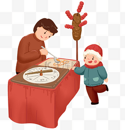 庙会名称图片_新年逛庙会看美食糖画