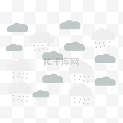 下雨底纹图片_下雨云朵底纹