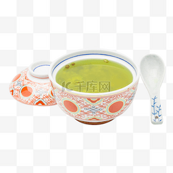 饮食消暑冰糖绿豆汤