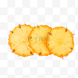 香甜酥饼图片_新鲜水果切片菠萝