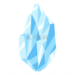 水晶或结晶矿物的插图。