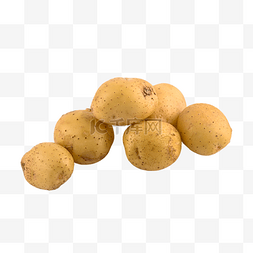 土豆自然干净摄影图