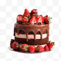 佳能图片_巧克力草莓蛋糕4