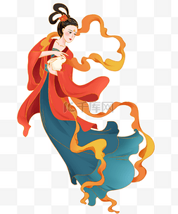 神话中国风图片_中秋中秋节国潮嫦娥