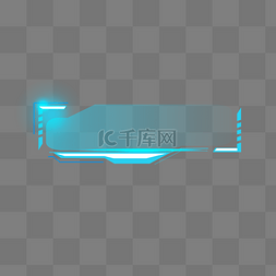 科技蓝色字幕条图片_科技风字幕条字幕栏