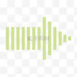右箭头绿色图片_绿色简约向右条纹箭头网页图标