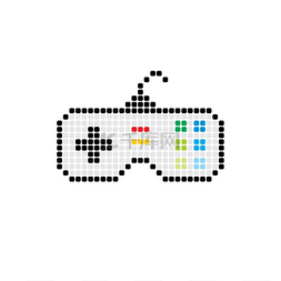 控制器游戏图片_操纵杆游戏控制台点标志标识矢量