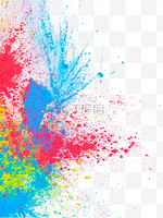 颗粒  粉末爆炸 飞溅 飞扬 彩色粉末  彩色烟雾