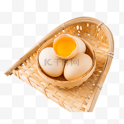 鲜蛋鸡蛋蛋黄食品食材