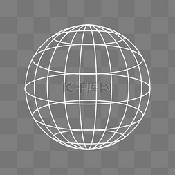 球形元素图片_抽象扭曲几何图形错觉形状球形