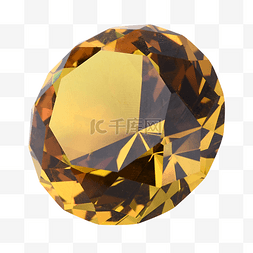 金色钻石装饰水晶首饰