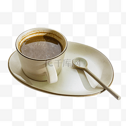 咖啡杯托模型图片_下午茶咖啡勺子杯托