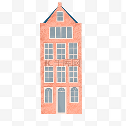 阿姆斯特丹插画图片_阿姆斯特丹房子