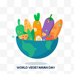 玉米创意图片_简单世界素食日创意
