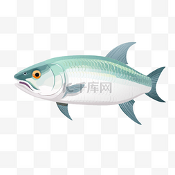 鱼可爱卡通手绘免扣动物素材