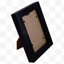 地板黑色图片_一个方形简约桌面摆件相框