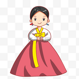 少数民族人物服饰图片_朝鲜族少数民族美女