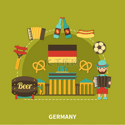 德国观光旅游组合。