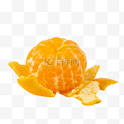 剥开沙糖桔橘子
