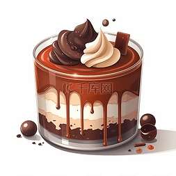 慕斯巧克力图片_一个巧克力慕斯蛋糕