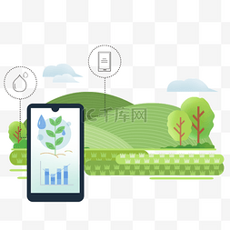 农业可视大数据图片_智慧科技农业种植