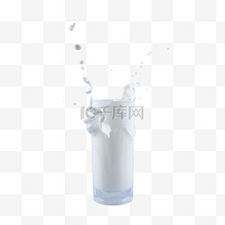牛奶杯牛奶喷溅图片_饮食牛奶飞溅杯子饮料