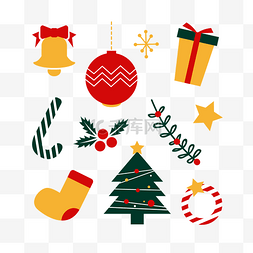 圣诞树logo图片_圣诞圣诞节装饰套图