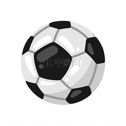 游戏图标装备图片_平面风格的足球图标造型运动装备