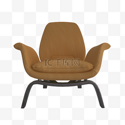 C4D布艺沙发椅休闲椅模型