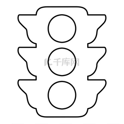 交通灯信号灯红绿灯调节交通和行