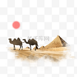 丝绸丝绸之路图片_之路金字塔骆驼