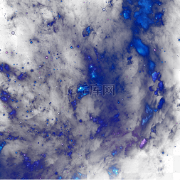 蓝色星空银河图片_蓝色璀璨银河星空