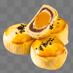 糕点盒型图片_美食糕点蛋黄酥