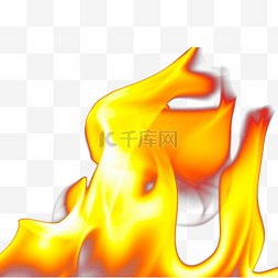 黄色动感液体图片_摄影图点燃火焰燃烧