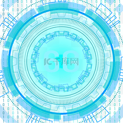 网络科技抽象图片_6g立体蓝光高科技代码网络互联网