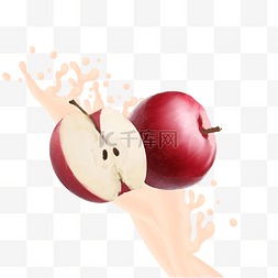 喷溅水果图片_喷溅水果苹果