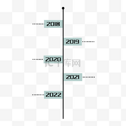 时间轴元素图片_商务企业简约时间轴图表