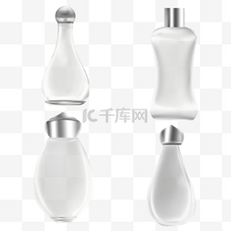 透明化妆品瓶图片_空化妆品瓶不透明玻璃