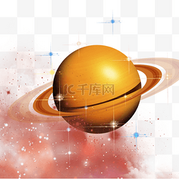 转场金色光效图片_太阳系行星宇宙飞转