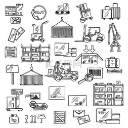 包邮运费险图片_叉车和手推车、仓库秤、传送带和