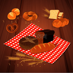 面包排版图片_面包产品背景图