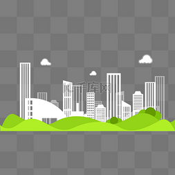 保护环境环保图片_绿色环保城市建筑