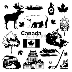 加拿大的图标集。