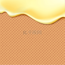 flowing图片_Flowing yellow glaze on wafer