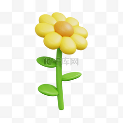 漂亮的彩带花朵图片_3D立体AI膨胀风气球花朵花卉