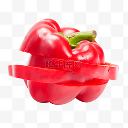 新鲜蔬菜红色菜椒