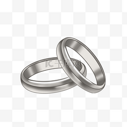 银戒指大戒指图片_银色婚礼爱情对戒
