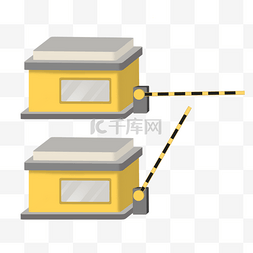 高速公路汽车图片_汽车障碍收费站立体