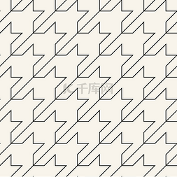 黑色方格背景纹理图片_千鸟格格仔的时尚新潮纺织几何图