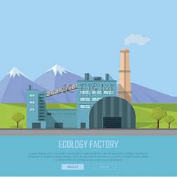工厂环境图片_生态工厂横幅生态工厂横幅灰色的